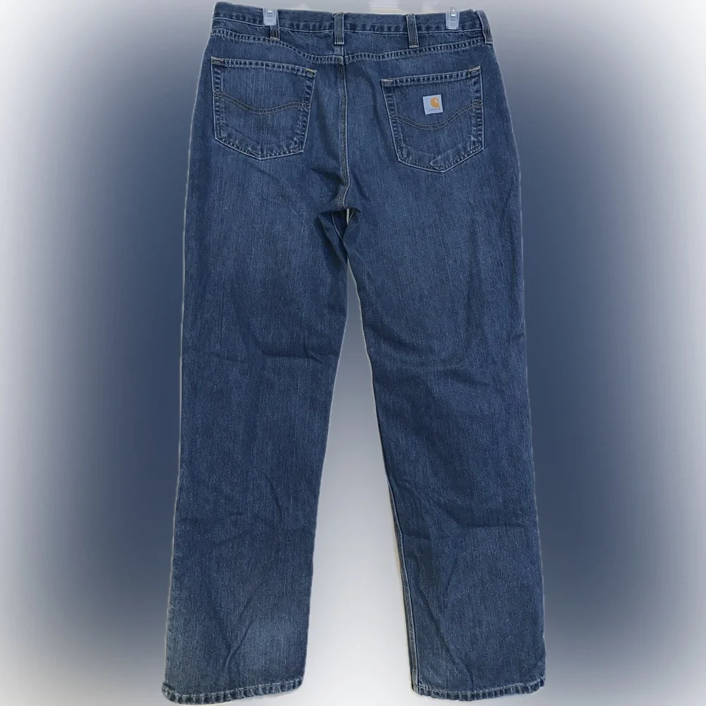 Carhartt Relaxed Fit Straight Leg jeans 101483 Holter Bedrock color sz 38x34 men